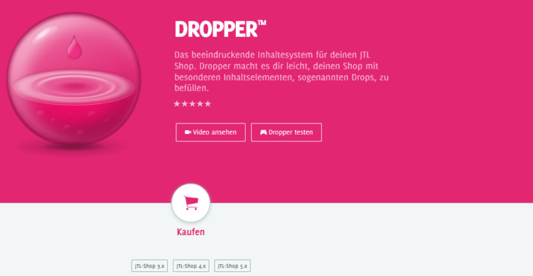 Dropper JTL Shop Plugin - Kreativkonzentrat Store