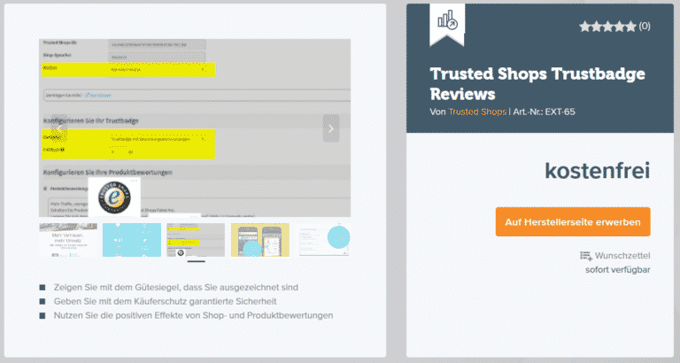 Trusted Shops Trustbadge Reviews